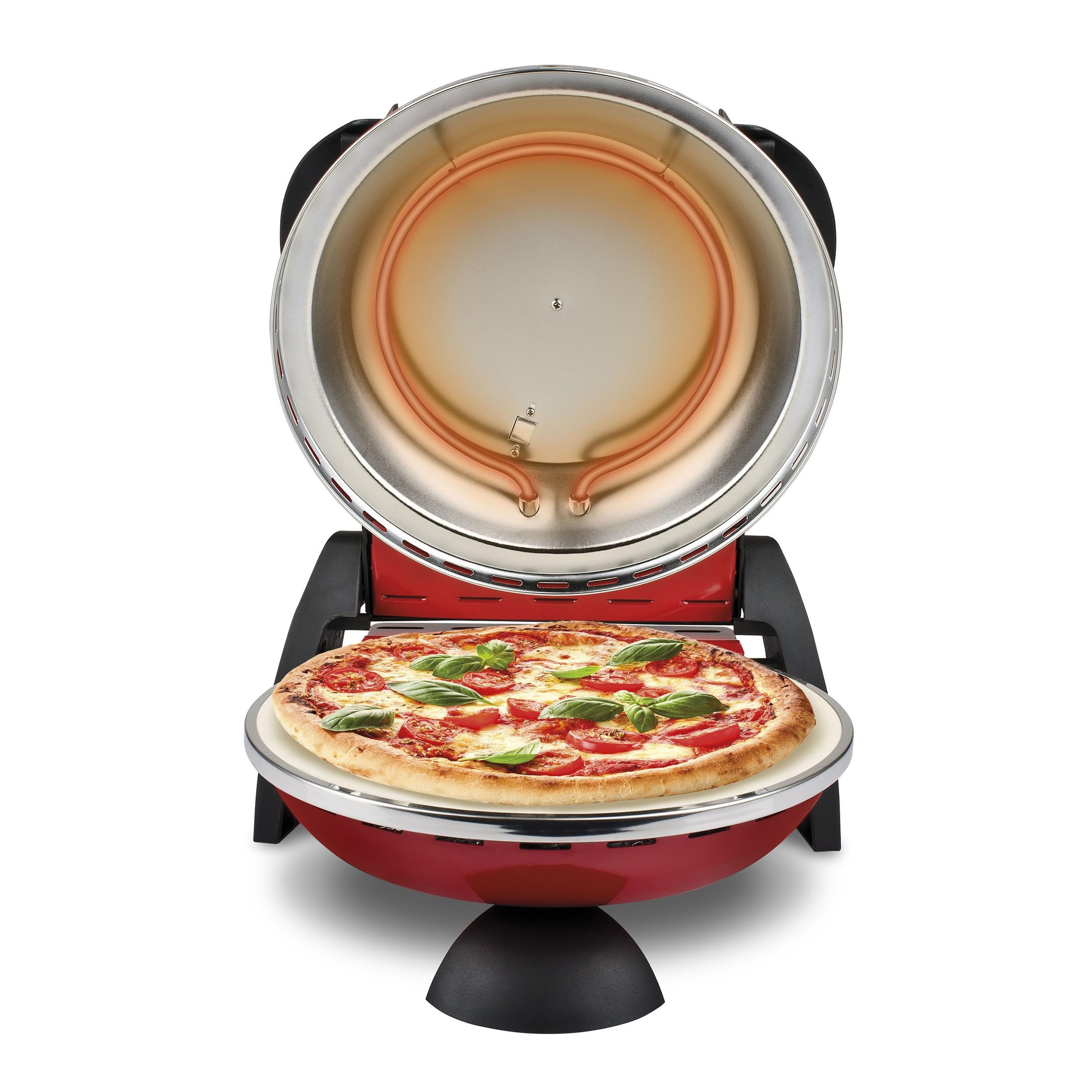 G3Ferrari G10006 Pizza Express Delizia Pizzamaker (1200 W), rot
