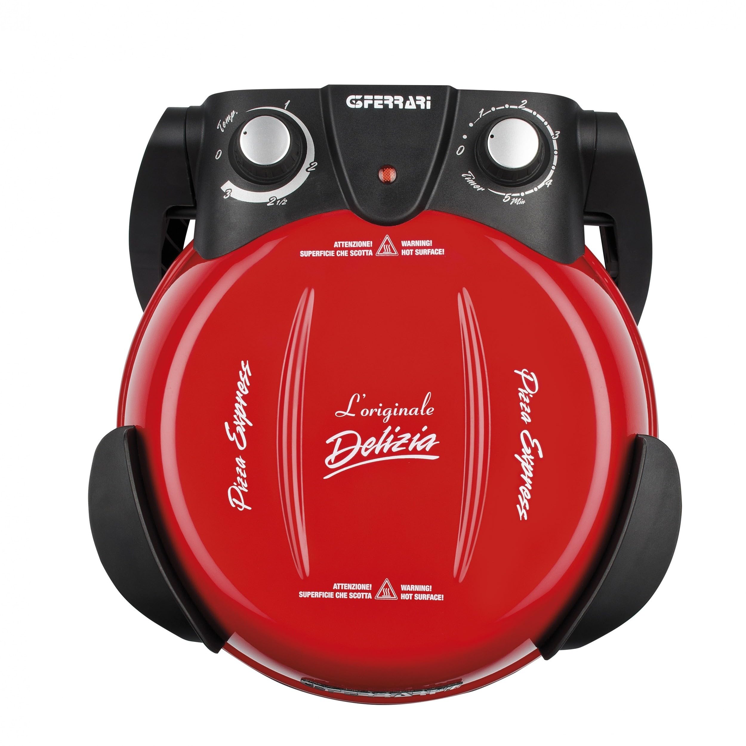G3Ferrari G10006 Pizza Express Delizia Pizzamaker (1200 W), rot